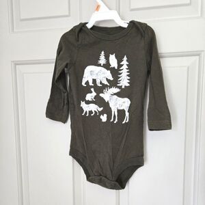 10/$10 George Long Sleeve Onesie Size 18-24 M